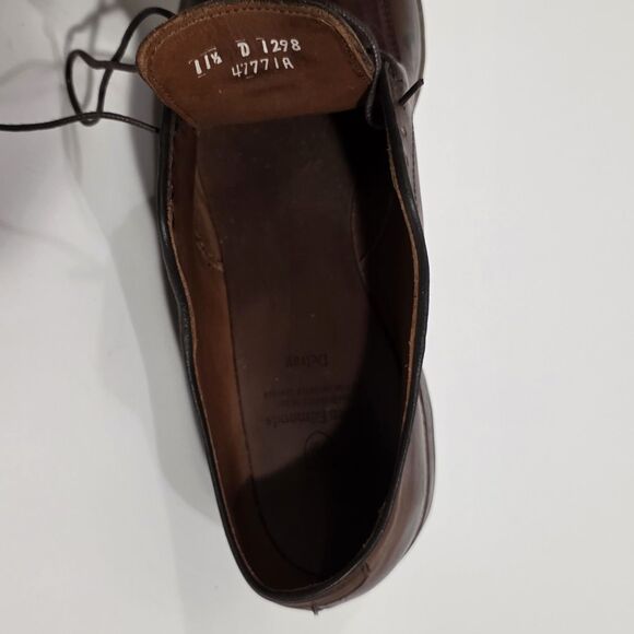 Allen Edmonds Mens Delray Derby Split toe Brown Dressed Shoes Sz 11.5 D main image 4